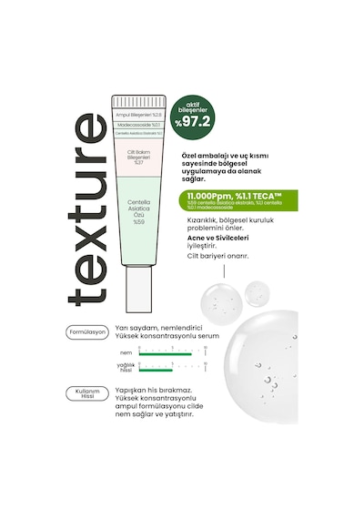 Derma Factory %60.2 Cica İçeren Yatıştırıcı Vegan Serum Derma Factory Cica %60.2 Ampoule 30 ML