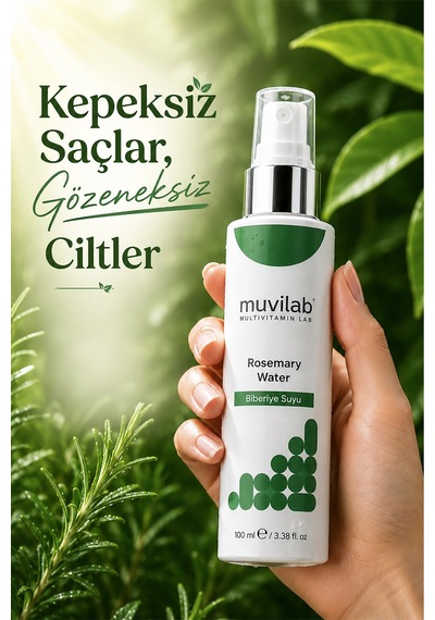 Biberiye Suyu Saç Toniği Dökülme Karşıtı Ve Hızlı Saç Uzatma Destekleyici Tonik Spreyi