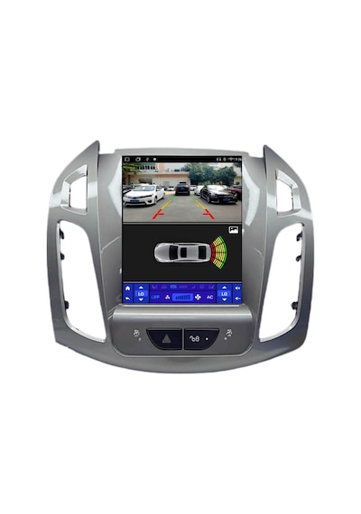 Ford Connect Gri Çerçeveli 2k Görüntü Kaliteli Tesla 9.7 Inch Multimedya Sistemi 4+64 Clarion 2013-20216 9"
