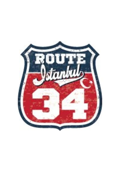 Roup46 Route Istanbul 34 Sticker