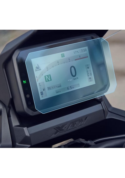 Honda Adv350 Ekran Koruyucu 5 İnç Nano 2025 Parlak Şeffaf ' Sadece Ekran Koruyucu