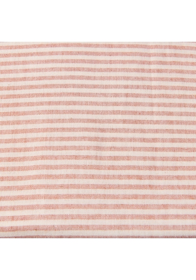 Soft Stripe Tek Kişilik Nevresim Takımı - Kiremit Renkli