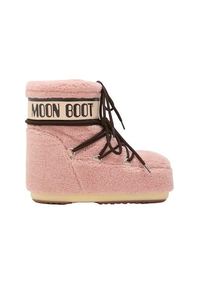 J001 Pink Gum Bot Kadın 80d1409700 Moon Boot Icon Low Fleece 36-41 Pembe