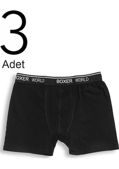 3'Lü Erkek Likralı Boxer 14100-A3