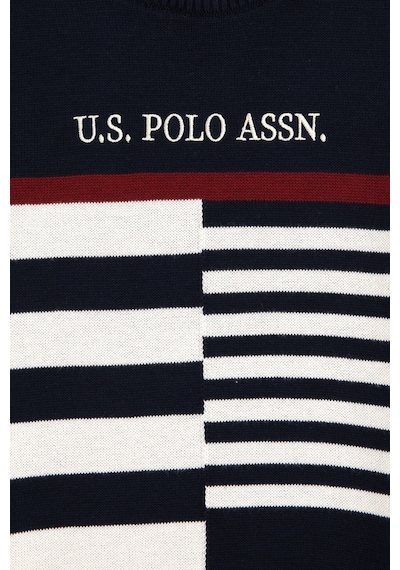 U.S. Polo Assn. Erkek Çocuk Lacivert Bisiklet Yaka Kazak 50293025-VR033