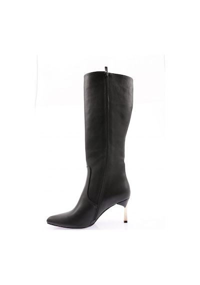 Dgn K110-22k Kadin Sivri Burun İnce Topuklu Çizme K110-1710-R1534 Siyah