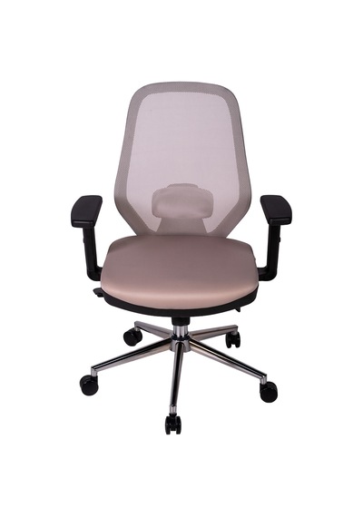 Ofisbazaar Dali Fileli Çalışma Koltuğu Ergonomik Şef Ve Toplantı Koltuğu Gri Gri