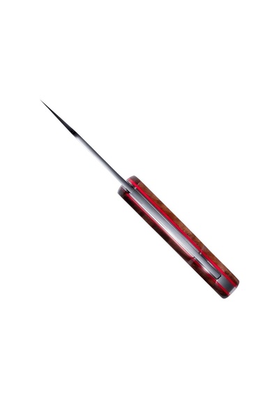 Cudeman 386-gf La Marinera Polished Waltun Ceviz Saplı Deri Kılıflı Kamp Çakı Kahverengi