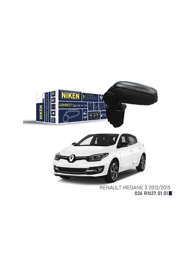 Nıken Araca Özel Kol Dayama Siyah Renault Megane Iıı 12-15 026 Rn27 01 01