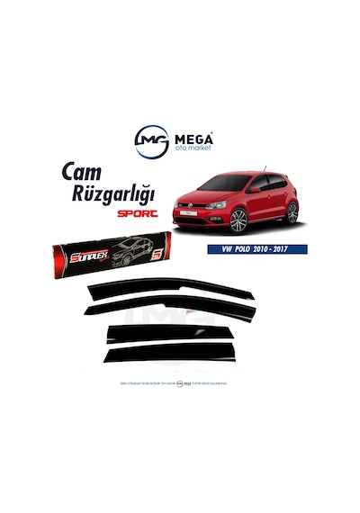 Ww Polo 2010-2017 Cam Rüzgarlık Mugen Tip Sunplex