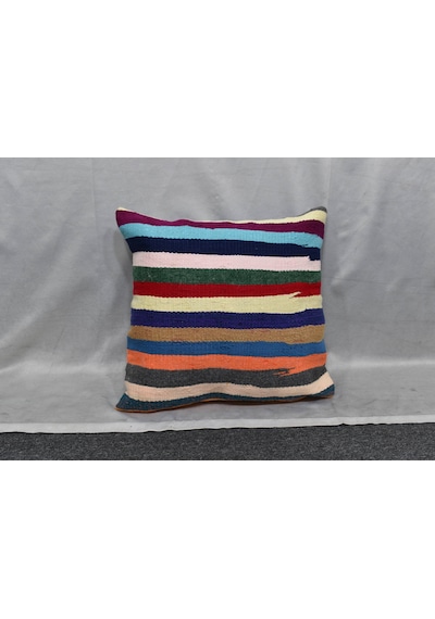 Zehra Abla Halı Yeni El Dokuma Dekoratif Kilim Kırlent Yastık Kılıfı 6233