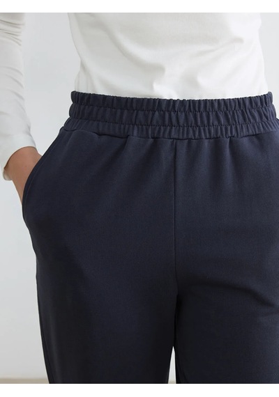 Lc Waikiki Lacivert Beli Lastikli Kadın Jogger Eşofman Altı