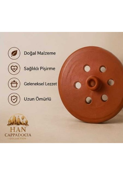 Kapadokya Çömlek Dolma Sarma Taşı 21 Cm