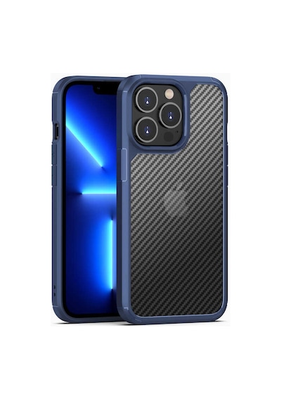 Apple Uyumlu iPhone 13 Pro Uyumlu Hptk İnoks Kılıf-mavi Mavi -