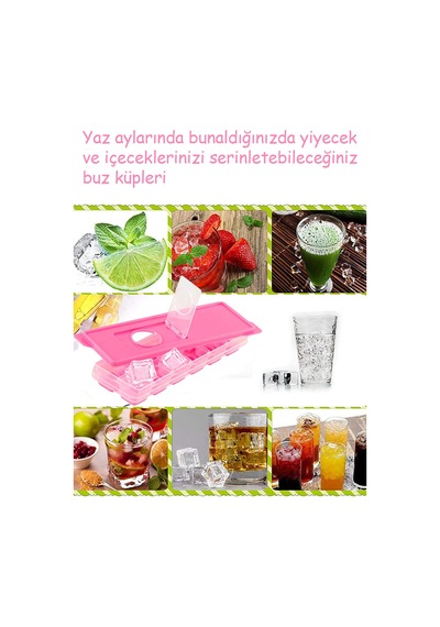 Bölmeli Buz Kalıbı 1 Adet Silikon Parmak Buz Kabı Soğuk İçecek Hazırlama Kokteyl Meyve Suyu Soğutma Diğer