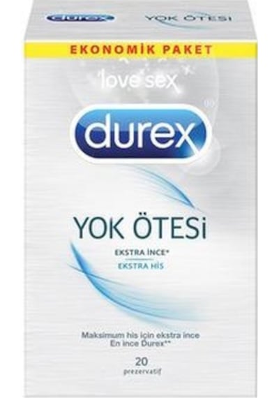 Durex Prezervatif Yok Ötesi Ekstra İnce 20 li Paket