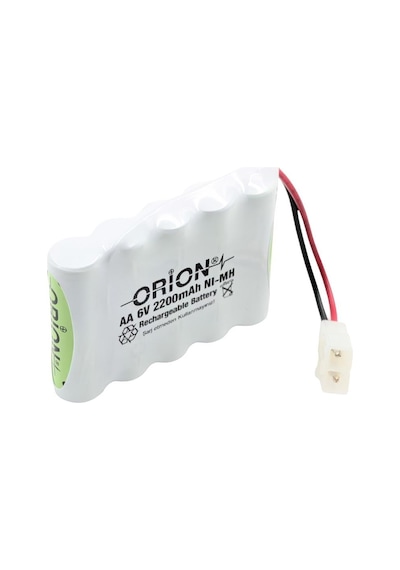 Orion AA 6 V 2200 mAh Kablo Ve Tamiya Soketli Şarjlı Pil