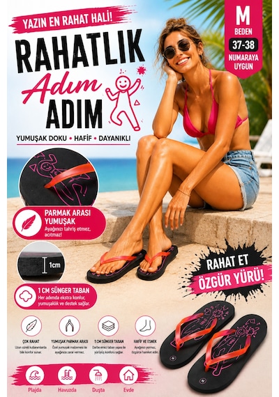 Pazarız Basic Parmak Arası Terlik Unisex Kadın Erkek Çocuk Eva Plaj Terliği Flip Flop Yazlık Deniz Havuz Günlük Kullanım Rahat Yumuşak Taban Acıtmaz Hafif Kaymaz Terlik Siyah Pembe Pazarız Basic Parmak Arası Terlik Unisex Kadın Erkek Çocuk Eva Plaj Terliği Flip Flop Yazlık Deniz Havuz Günlük Kullanım Rahat Yumuşak Taban Acıtmaz Hafif Kaymaz Terlik Siyah Pembe