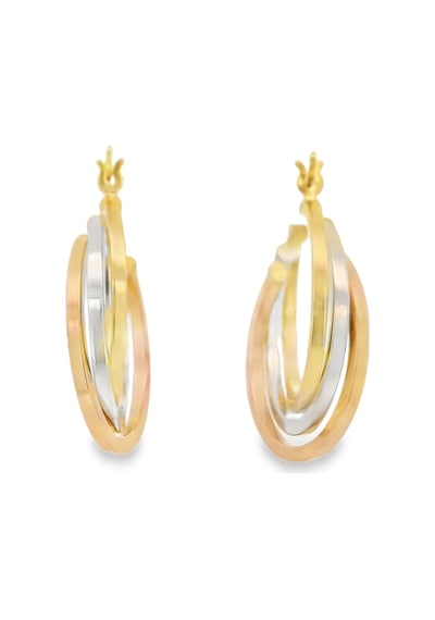 Cigold Taşsız Küpe 14 Ayar Altın 2.99 Gr Oa-k1tb01069330 Renkli