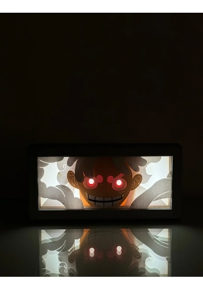 Luffy 3d Led Aydınlatma - 16 X 26 Renkli