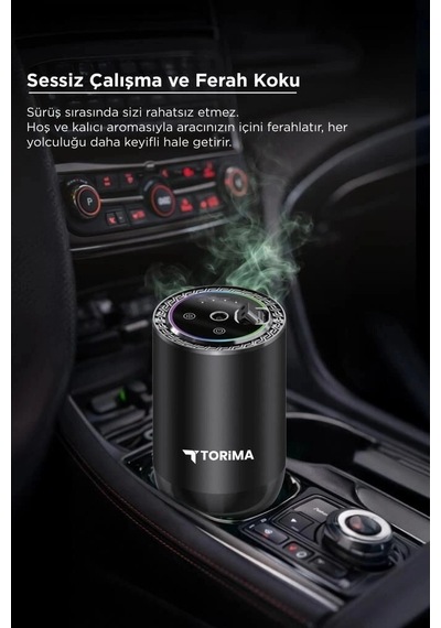 Torima Araç İçi Aroma Difüzörü Tcf04 Cologne Taşıt Cihazı Taşınabilir Koku Hava Ferahlatıcı