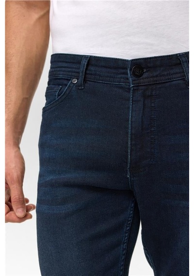 Süvari Mavi Slim Denim Pantolon Mavi
