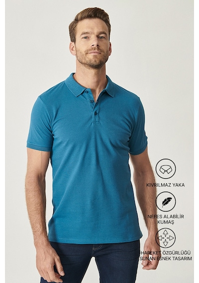 AC&Co / Altınyıldız Classics Altinyildiz Classics Erkek Havacı Mavi Slim Fit Dar Kesim Polo Yaka %100 Pamuk Tişört 4A4820200001HVMXXL Mavi AC&Co / Altınyıldız Classics Altinyildiz Classics Erkek Havacı Mavi Slim Fit Dar Kesim Polo Yaka %100 Pamuk Tişört 4A4820200001HVMXXL Mavi