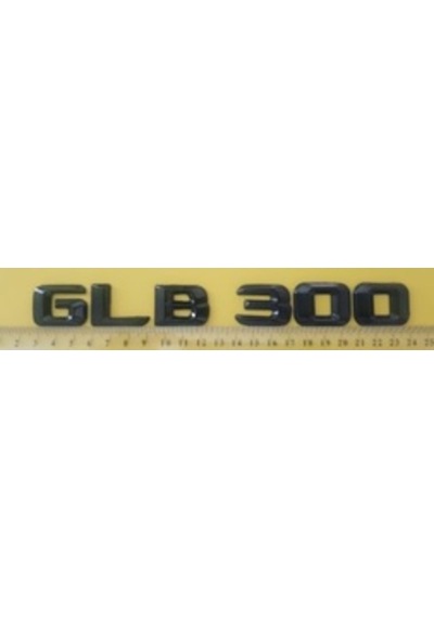 Mercedes Uyumlu Yazı Glb 300 Siyah