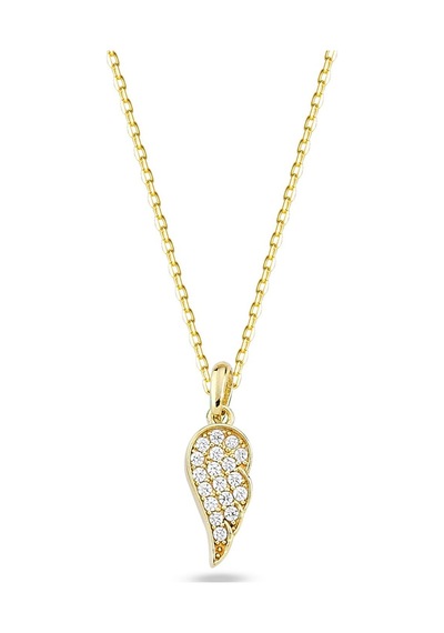 Goldkupe 14 Ayar Altın Melek Kanadı Kolye 1.94 Gr-5502