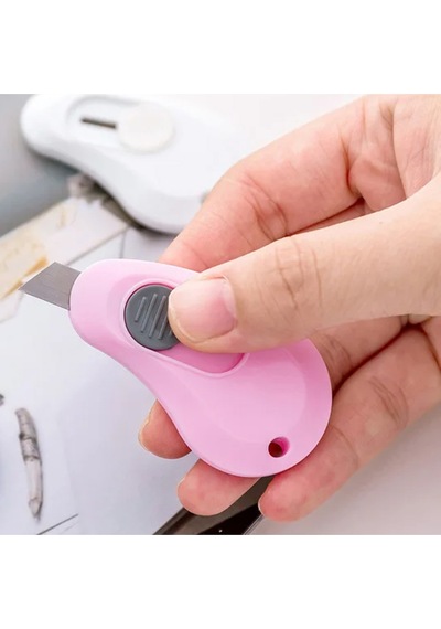 Pm-24786 Çelik Bıçaklı Mini Tekli Falçata Maket Bıçağı