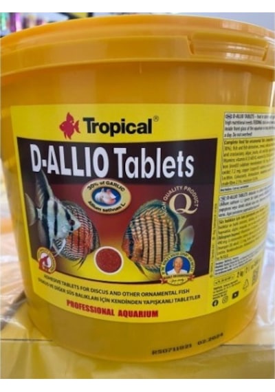 Tropical D-Allio Tablet 100 Adet Kovadan Bölme Sarımsaklı Tablet