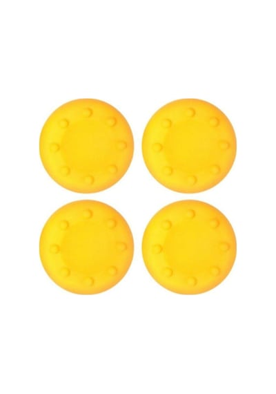 Renkli Xbox One S/one X/xbox E/xbox 360 Analog Koruyucu Silikon Pad Sarı