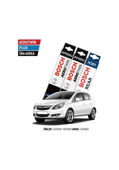 Bosch Aerotwin Plus Opel Corsa D Ön Arka Silecek 2006 - 2014