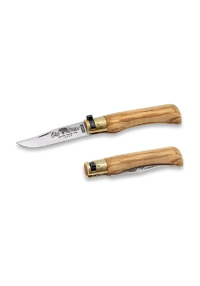 Old Kamp Bear 17 Cm Carbon Zeytın Ahsap Sap 6 3/4''s Cak Kahverengi