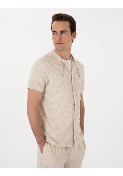 Pierre Cardin Erkek Bej Gömlek Örme 50302564-vr011 Bej