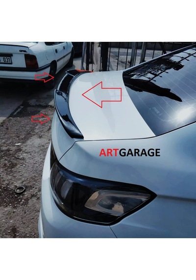 Citroen C-elysee Boyasız Makyajlı Kasa Uyumlu Yarasa Spoiler-fiberglas