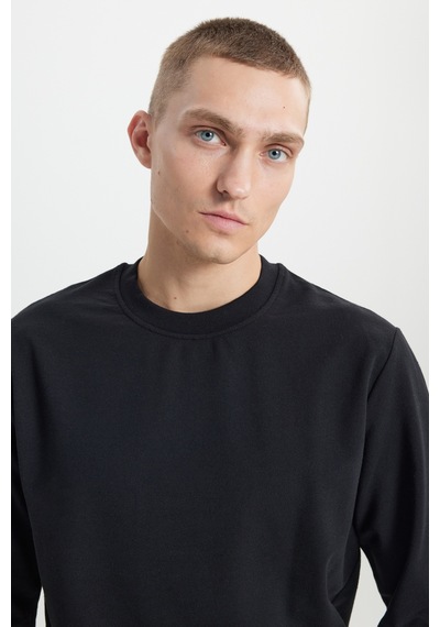 AC&Co / Altınyıldız Classics Erkek Siyah 2'li Paket Pamuklu Standart Fit Normal Kesim Bisiklet Yaka Sweatshirt Siyah AC&Co / Altınyıldız Classics Erkek Siyah 2'li Paket Pamuklu Standart Fit Normal Kesim Bisiklet Yaka Sweatshirt Siyah