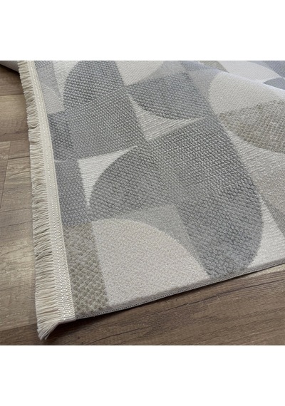 Hoom Rugs Grandy 5210 Vizon Kaymaz Pamuk Taban Modern Halı Vizon