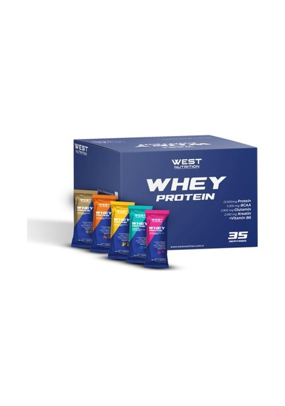 Whey Protein Tozu 35 Saşe 1050gr 5 Karışık Aroma Ahududu