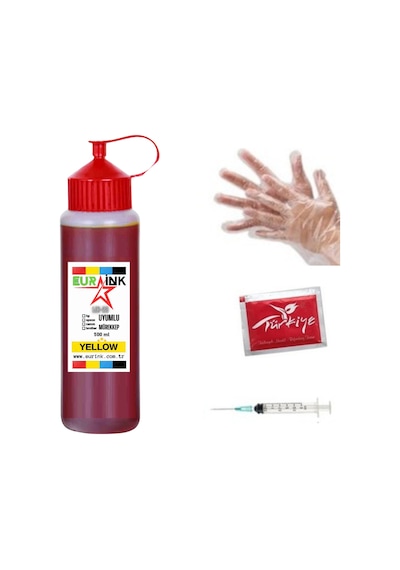 Brother Lc539xl / Lc535xl Serisi Uyumlu Mürekkep Yellow 500 Ml