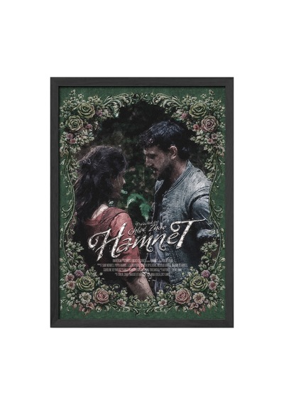 Hamnet Siyah Ahşap Çerçeveli Poster, Hamlet Film Duvar Tablosu