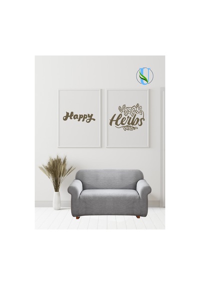 Uy Style Likrali İki Kişilik Koltuk Örtüsü ,koltuk Kılıfı Lastikli Pitikare Desen Gri - 625061827 Gri