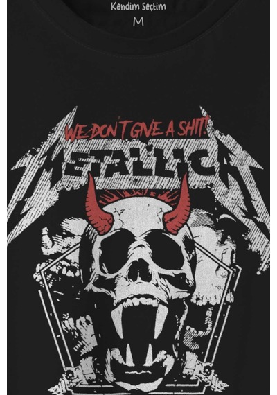 Metallica Baskılı Tişört Unisex T-shirt 001