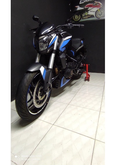 Bajaj Dominar 400-250 Sticker Etiket Modeli Mavi Beyaz