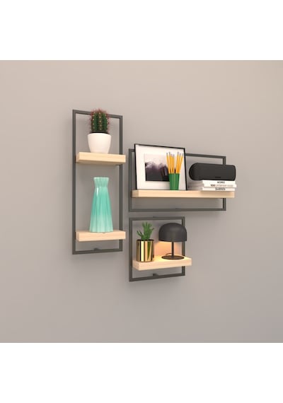 Rafkestir Milano Raf Set Akçaağaç ( Mat )
