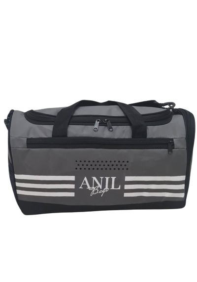 Anılbags Anıl Bags Spor Seyahat Çantası 45 Cm Ayakkabı Bölümlü Gri