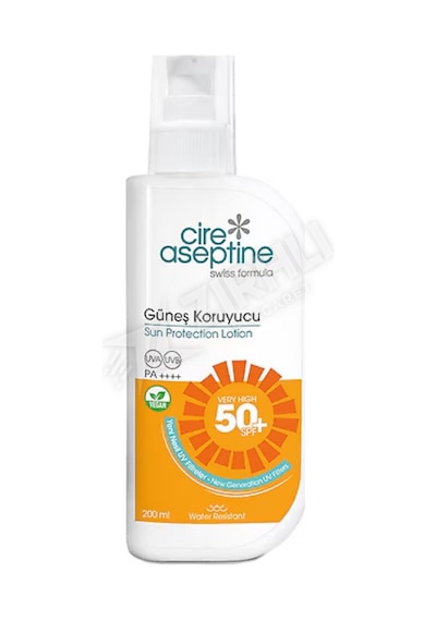 4 Adet Cire Aseptine Sun Güneş Koruyucu Spf50+ Losyon 200 Ml