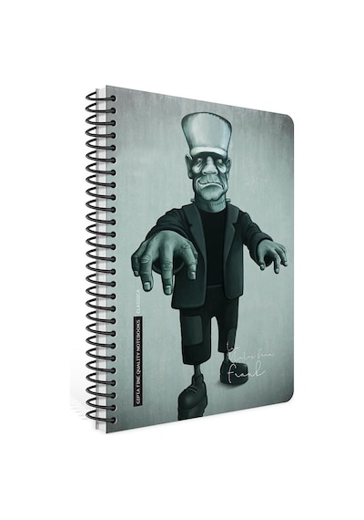 Gıpta Classica Spiralli Sert Kapak 17x24 120 Yaprak Kareli Defter 6383