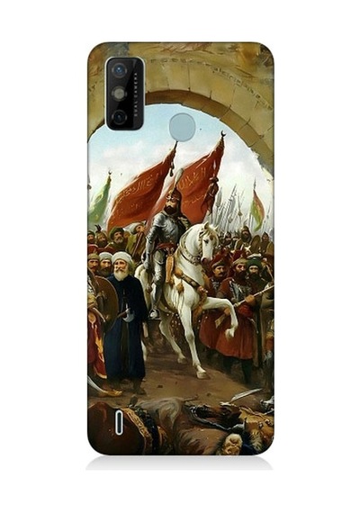 Tecno Spark 6 Go Uyumlu Fatih Sultan Mehmet İstanbul Desenli Silikon Kılıf