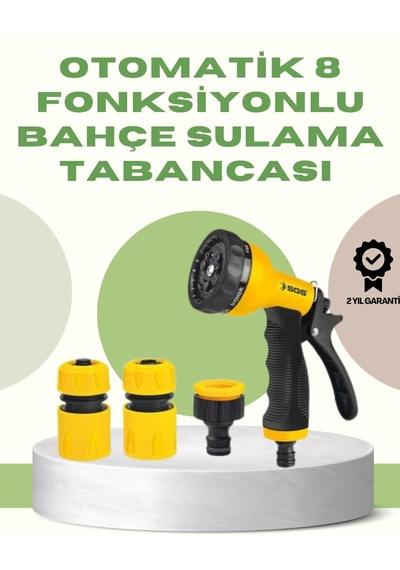 Çok Fonksiyonlu Bahçe Sulama Tabancası Ergonomik Basınçlı Sprey 1